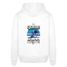 Load image into Gallery viewer, The Game Night Hoodie (Mens) Stanley/Stella Sounder Side Pocket Hoodie - white