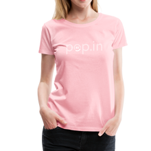 Load image into Gallery viewer, pop.in logo women's premium t-shirt - pink
