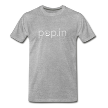 Load image into Gallery viewer, pop.in logo Men's Premium T-Shirt - heather gray
