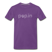 Load image into Gallery viewer, pop.in logo Men's Premium T-Shirt - purple