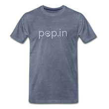 Load image into Gallery viewer, pop.in logo Men's Premium T-Shirt - heather blue