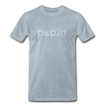 Load image into Gallery viewer, pop.in logo Men's Premium T-Shirt - heather ice blue
