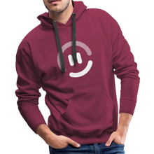 Load image into Gallery viewer, pop.in Smiley Face Men’s Premium Hoodie - burgundy