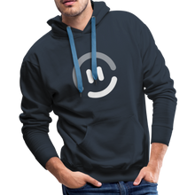 Load image into Gallery viewer, pop.in Smiley Face Men’s Premium Hoodie - navy