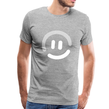 Load image into Gallery viewer, pop.in Smiley Face Men's T-Shirt - heather gray