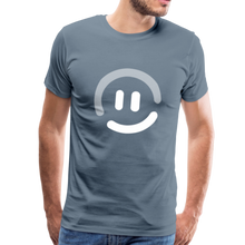 Load image into Gallery viewer, pop.in Smiley Face Men's T-Shirt - steel blue