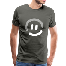 Load image into Gallery viewer, pop.in Smiley Face Men's T-Shirt - asphalt gray