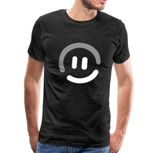 Load image into Gallery viewer, pop.in Smiley Face Men's T-Shirt - charcoal gray