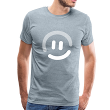 Load image into Gallery viewer, pop.in Smiley Face Men's T-Shirt - heather ice blue