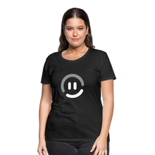 Load image into Gallery viewer, pop.in Smiley Face Women’s T-Shirt - black