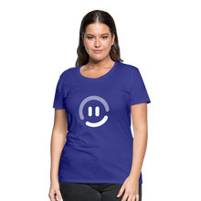 Load image into Gallery viewer, pop.in Smiley Face Women’s T-Shirt - royal blue