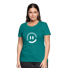 Load image into Gallery viewer, pop.in Smiley Face Women’s T-Shirt - teal