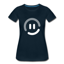 Load image into Gallery viewer, pop.in Smiley Face Women’s T-Shirt - deep navy