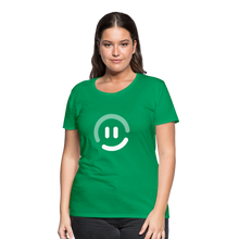 Load image into Gallery viewer, pop.in Smiley Face Women’s T-Shirt - kelly green