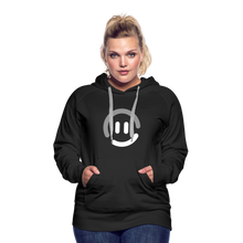 Load image into Gallery viewer, pop.in Smiley Face Women’s Hoodie - black