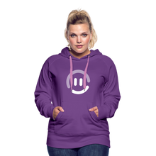 Load image into Gallery viewer, pop.in Smiley Face Women’s Hoodie - purple