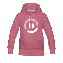 Load image into Gallery viewer, pop.in Smiley Face Women’s Hoodie - mauve