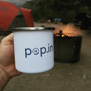 pop.in Logo Camper Mug