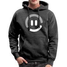 Load image into Gallery viewer, pop.in Smiley Face Big &amp; Tall Men’s Premium Hoodie - charcoal
