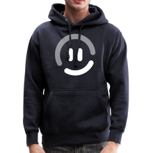 Load image into Gallery viewer, pop.in Smiley Face Big &amp; Tall Men’s Premium Hoodie - navy
