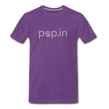 Load image into Gallery viewer, pop.in logo Men&#39;s Premium T-Shirt - purple
