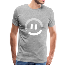 Load image into Gallery viewer, pop.in Smiley Face Men&#39;s T-Shirt - heather gray
