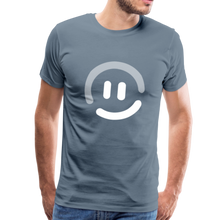Load image into Gallery viewer, pop.in Smiley Face Men&#39;s T-Shirt - steel blue

