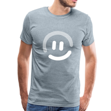 Load image into Gallery viewer, pop.in Smiley Face Men&#39;s T-Shirt - heather ice blue
