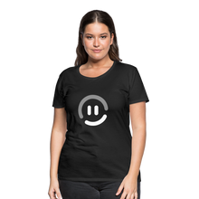 Load image into Gallery viewer, pop.in Smiley Face Women’s T-Shirt - black
