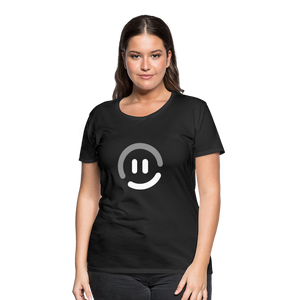 pop.in Smiley Face Women’s T-Shirt - black