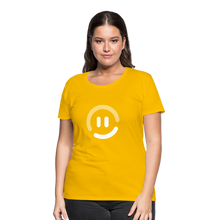 Load image into Gallery viewer, pop.in Smiley Face Women’s T-Shirt - sun yellow
