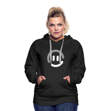 Load image into Gallery viewer, pop.in Smiley Face Women’s Hoodie - black
