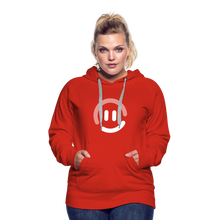 Load image into Gallery viewer, pop.in Smiley Face Women’s Hoodie - red
