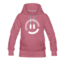 Load image into Gallery viewer, pop.in Smiley Face Women’s Hoodie - mauve
